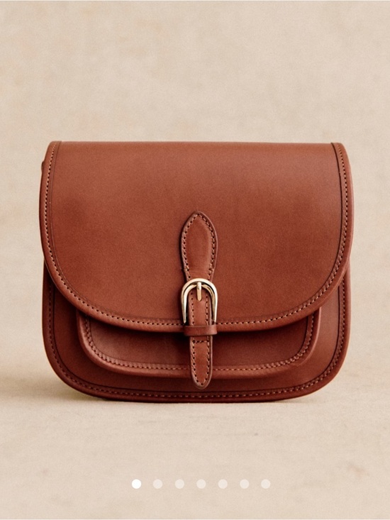 Sezane Handbags - Sezane Roméo Bag - Brown Leather Crossbody